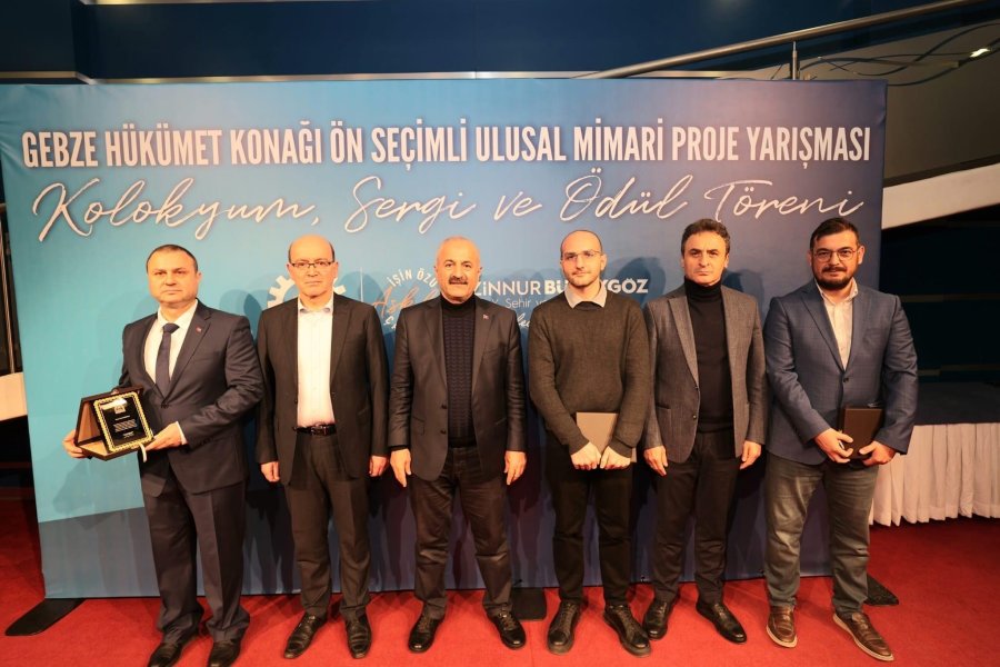 Gebze Hükümet Konağı Proje Yarışmasında Ödüller Sahiplerine Takdim Edildi