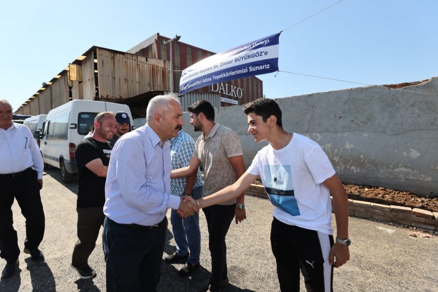 Başkan Büyükgöz Hafta Sonu Sahada Denetimde