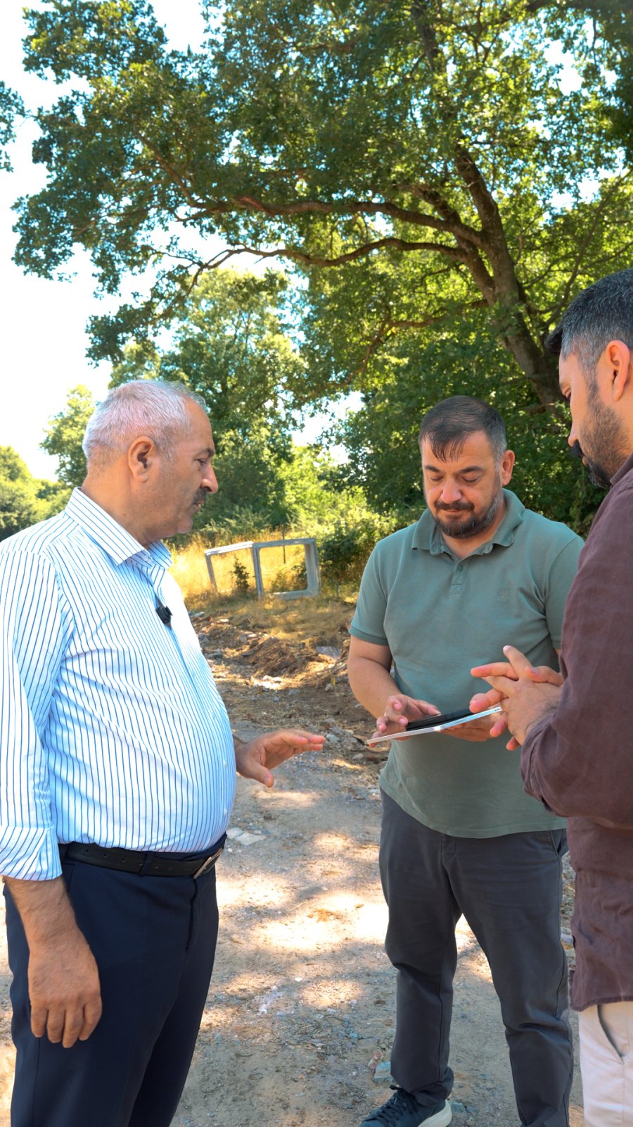 Başkan Büyükgöz İmar Yolu Çalışmalarını Yerinde İnceledi