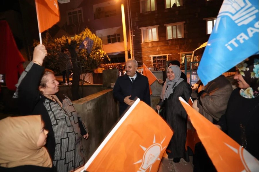 Cumhur İttifakı Adayı Büyükgöz İstasyon Mahallesi’ndeydi 