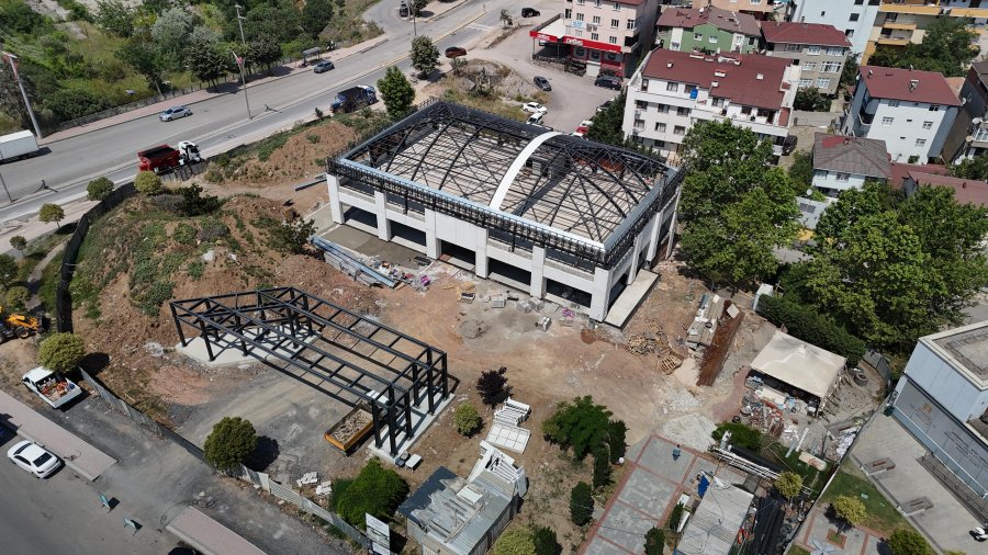 Beylikbağı Güzide Sosyal Tesisin İnşaatı Tüm Hızıyla Sürüyor