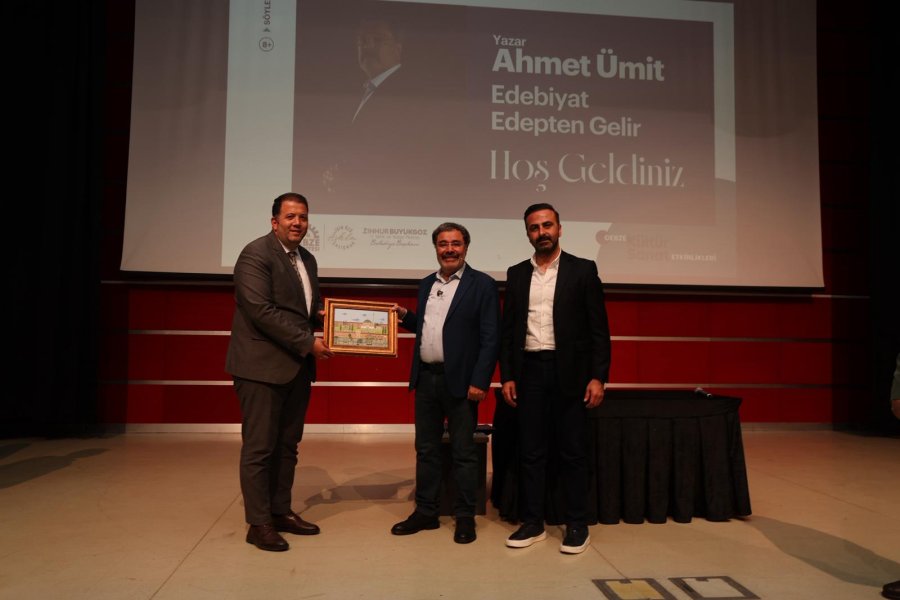 Ahmet Ümit Gebze Kültür Merkezi’nde