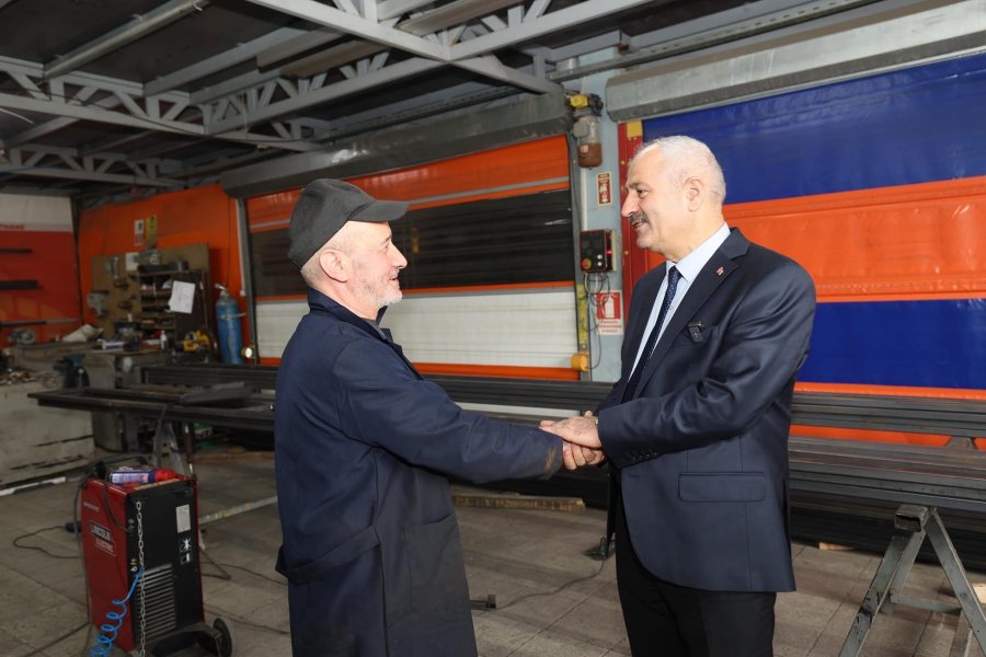 Cumhur İttifakı Başkan Adayı Büyükgöz Kocabeton Sanayi’de 