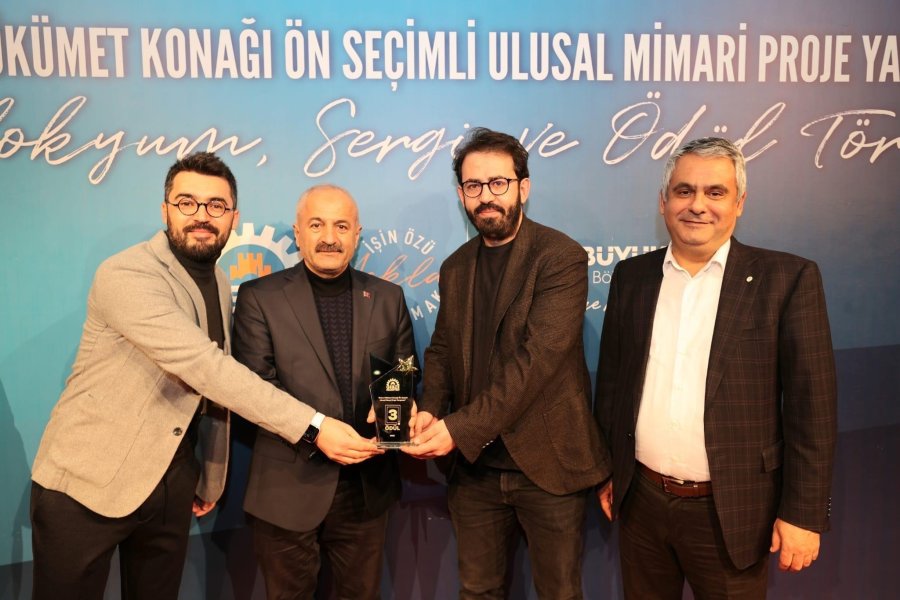 Gebze Hükümet Konağı Proje Yarışmasında Ödüller Sahiplerine Takdim Edildi