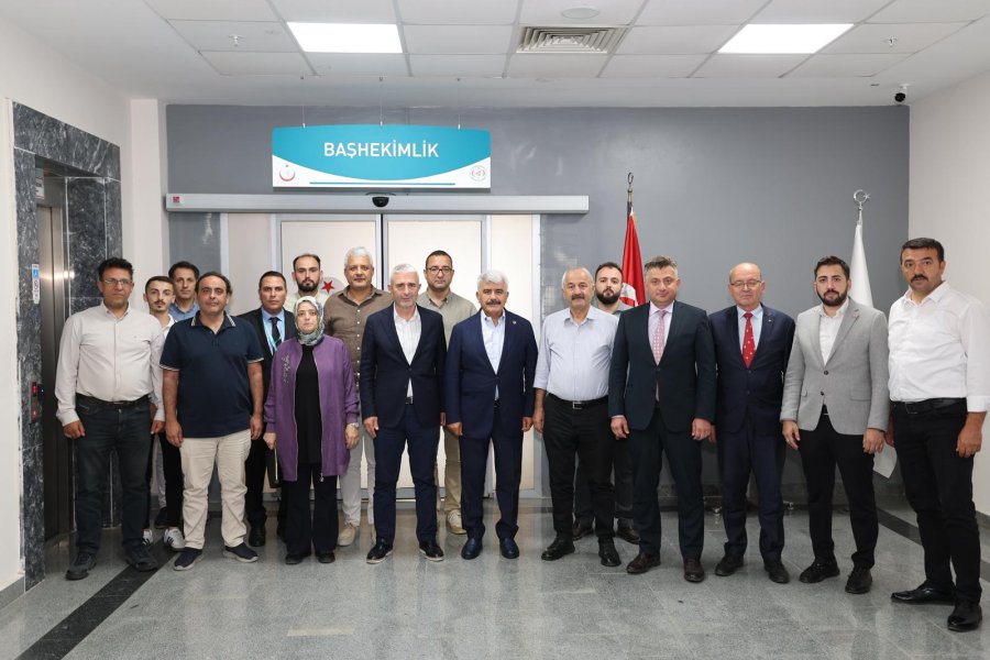 Milletvekili Hülagü ve Başkan Büyükgöz’den Sağlık Kuruluşlarına Ziyaret