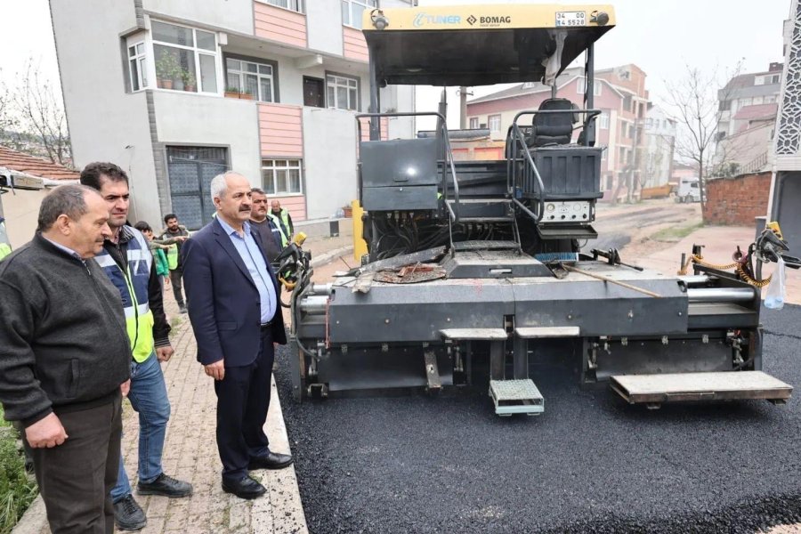 Gebze’de asfalt seferberliği Startı Başkan Büyükgöz Verdi
