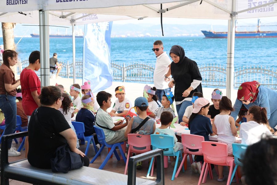 Başkan Büyükgöz, Miniklerin Atölye Keyfine Ortak Oldu