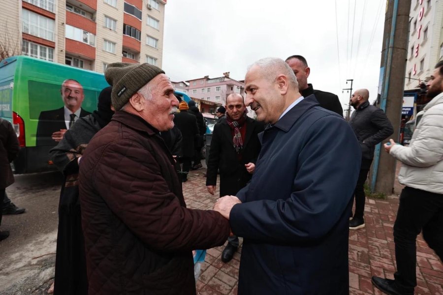Cumhur İttifakı Başkan Adayı  Büyükgöz Gebzeyi Adım Adım Dolaşıyor