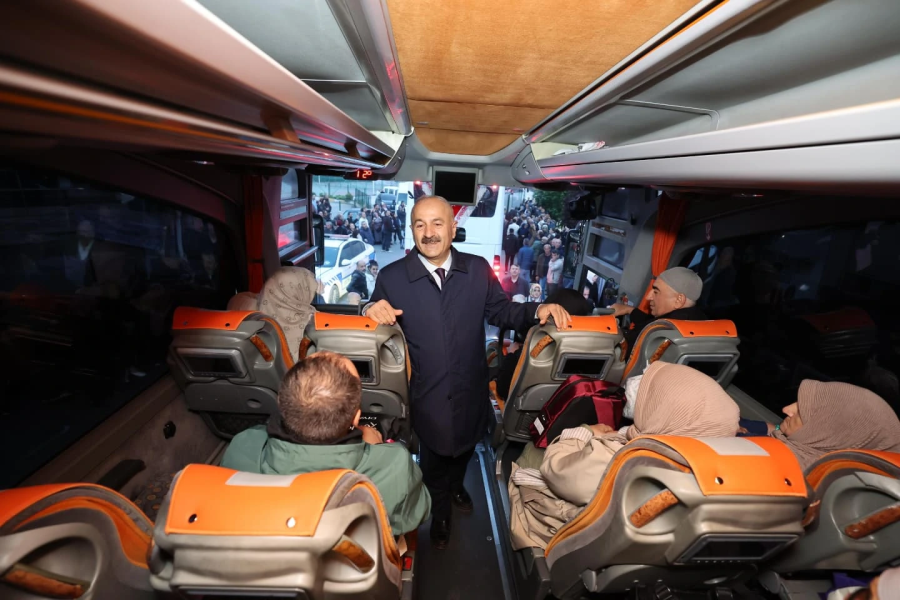 Hacı Adaylarını Başkan Büyükgöz Uğurladı