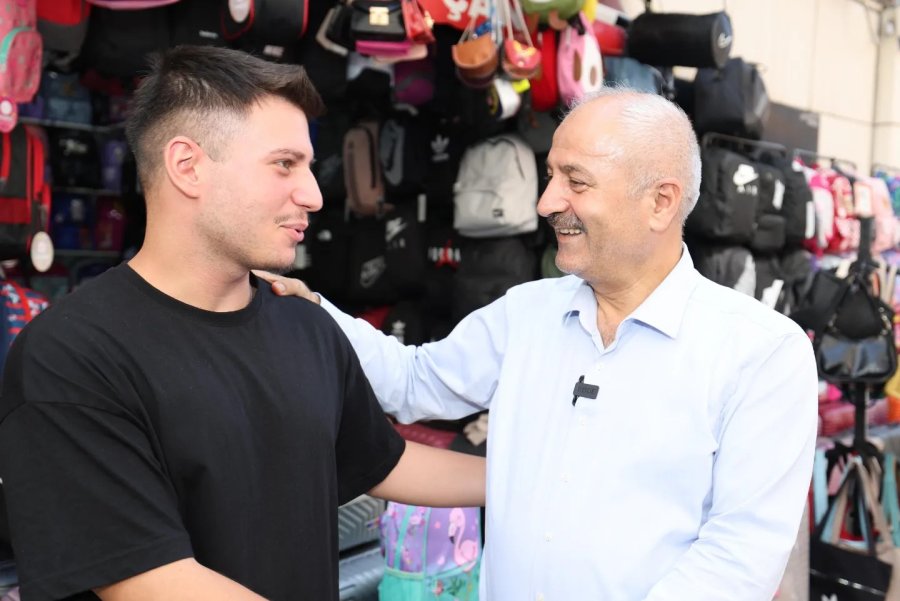 Başkan Büyükgöz’den Esnaf Turu   