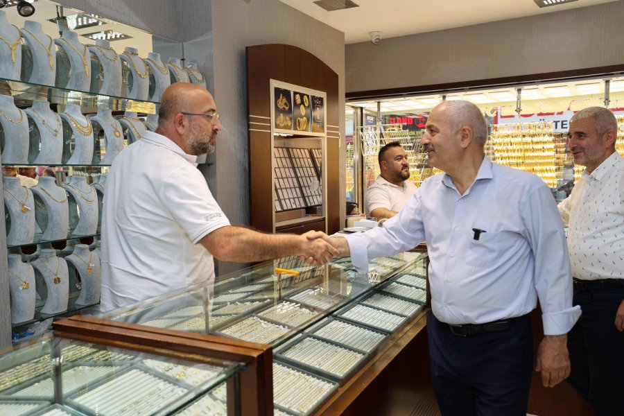 Başkan Büyükgöz Esnafla Buluştu