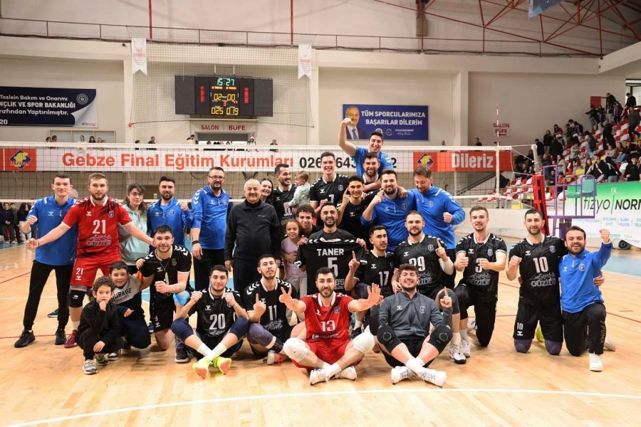 Gebze Voleybol Takımı; Şampiyonluğa adım adım… 