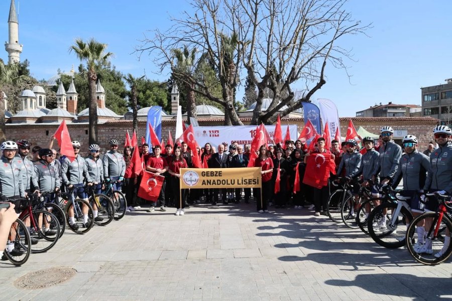 Çanakkale Zaferinin 110. Yıldönümünde; Gebze’den Çanakkale’ye Bisiklet Turu