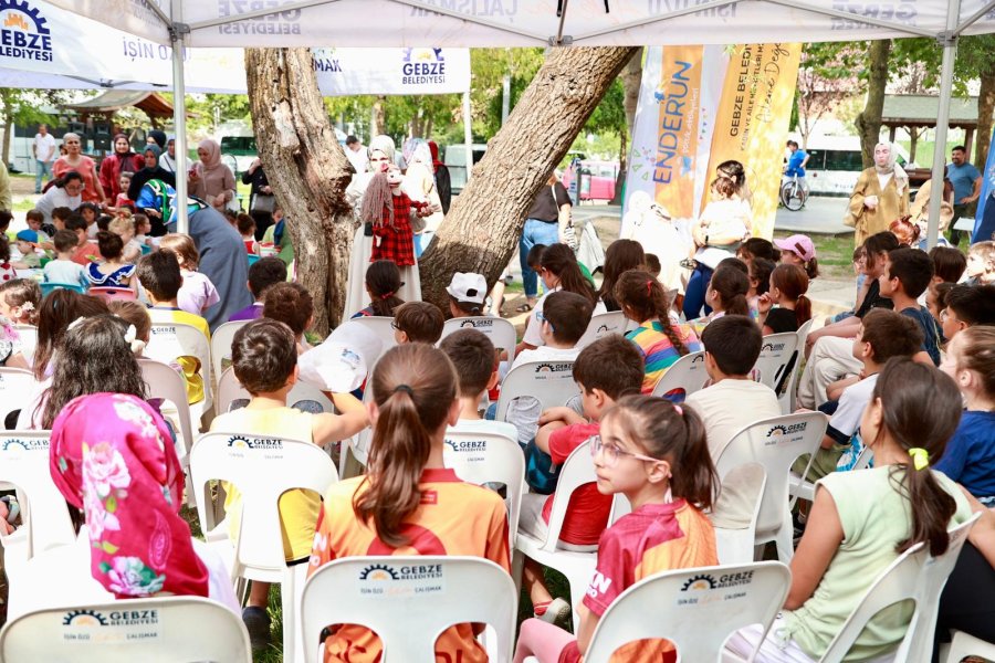 Gebze Belediyesi’nin Etkinliğinde Minikler Doyasıya Eğlendi