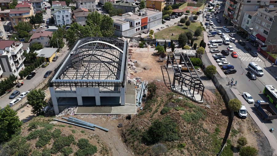 Beylikbağı Güzide Sosyal Tesisin İnşaatı Tüm Hızıyla Sürüyor