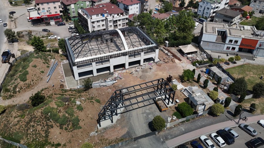 Beylikbağı Güzide Sosyal Tesisin İnşaatı Tüm Hızıyla Sürüyor