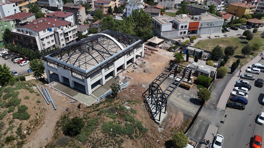 Beylikbağı Güzide Sosyal Tesisin İnşaatı Tüm Hızıyla Sürüyor
