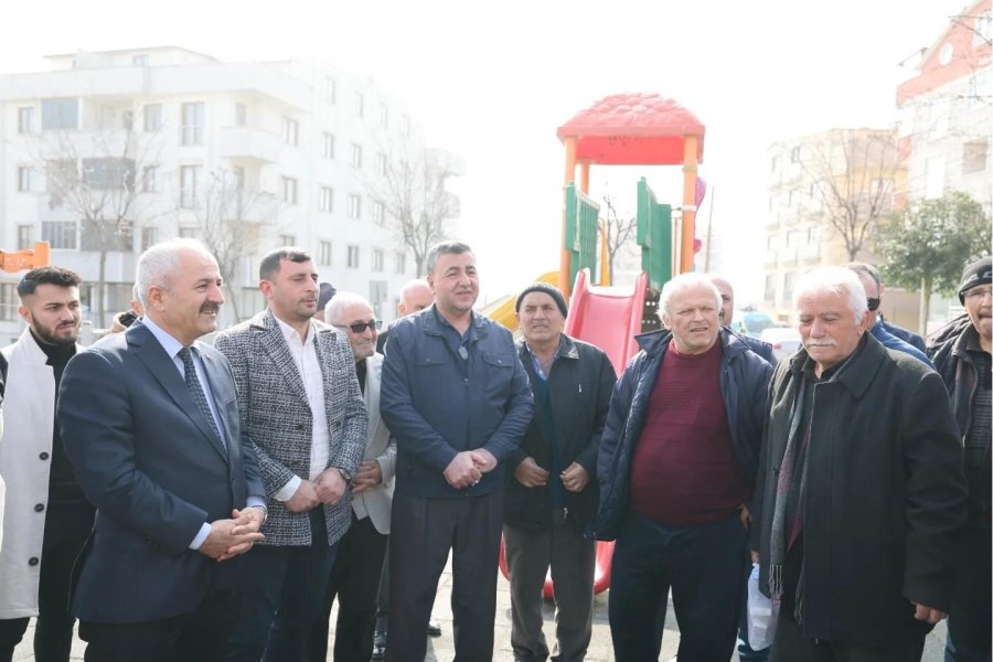 Cumhur İttifakı Adayı Büyükgöz, İnönü’yü Turladı 
