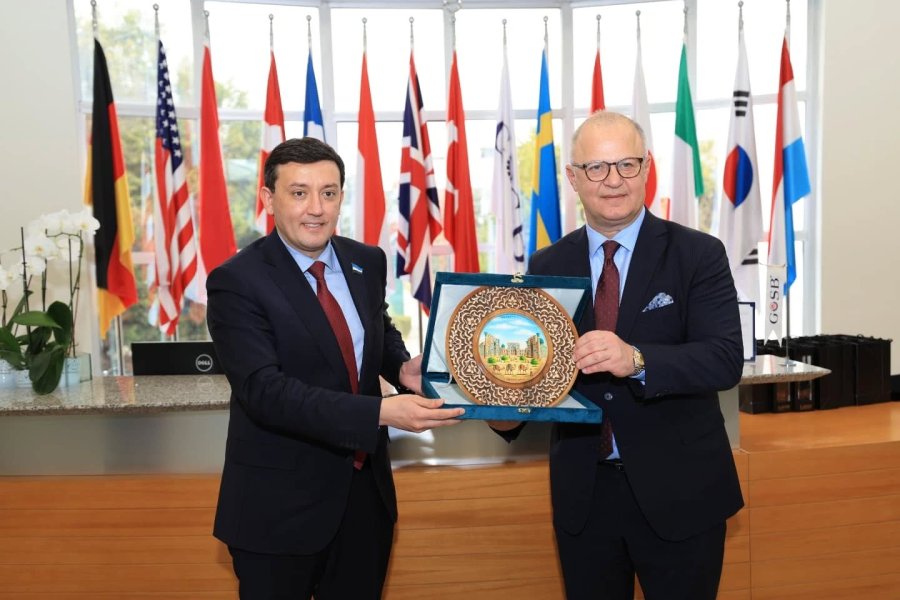 Başkan Büyükgöz’e  Özbekistan’dan Konuklar