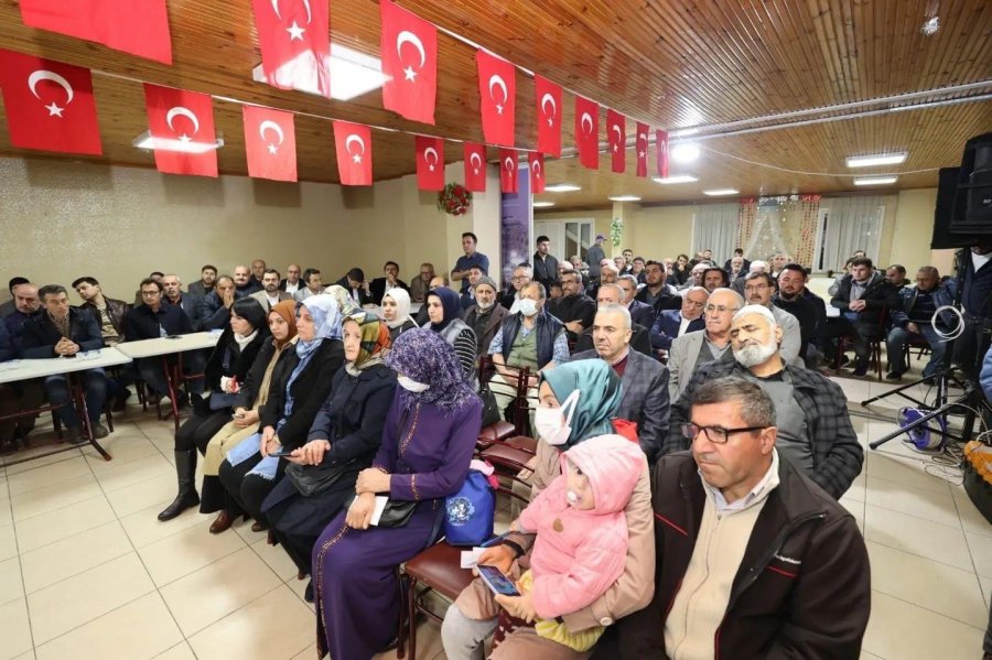 Başkan Büyükgöz Halk Meclisini Arapçeşme’de Topladı