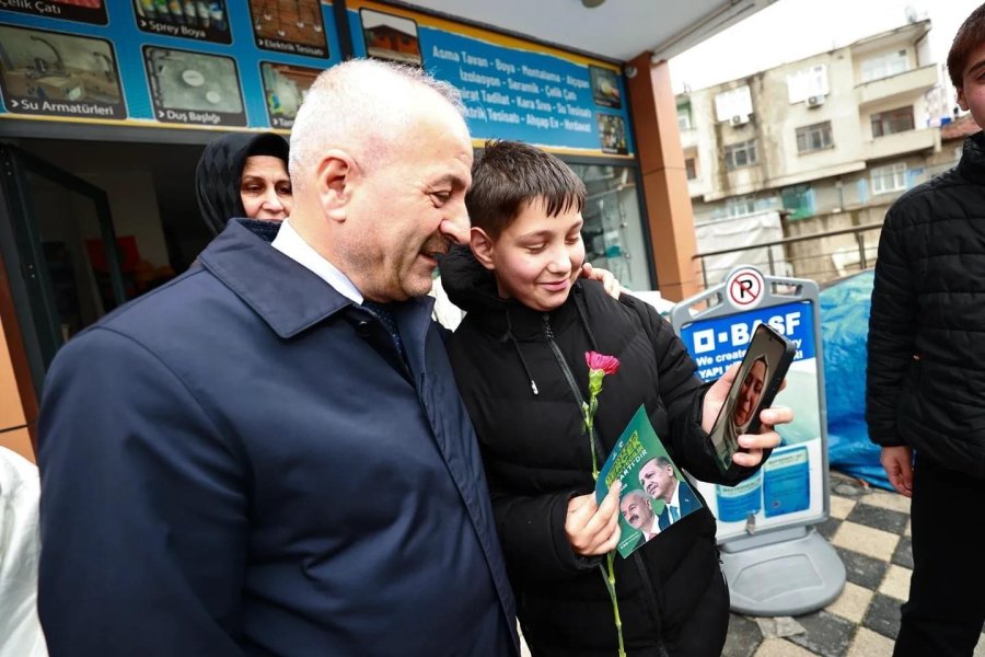 Cumhur İttifakı Başkan Adayı  Büyükgöz Gebzeyi Adım Adım Dolaşıyor