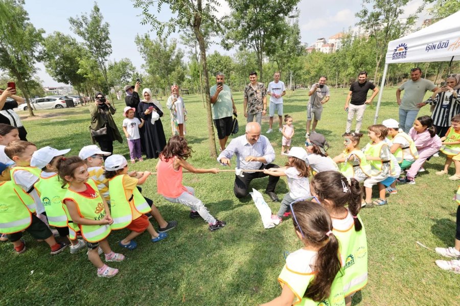 Başkan Büyükgöz, Gebzeli  minikleri piknikte ağırladı 