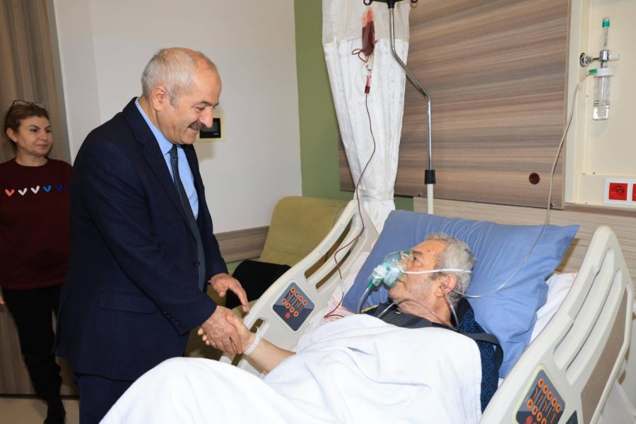 Başkan Büyükgöz’den moral ziyareti