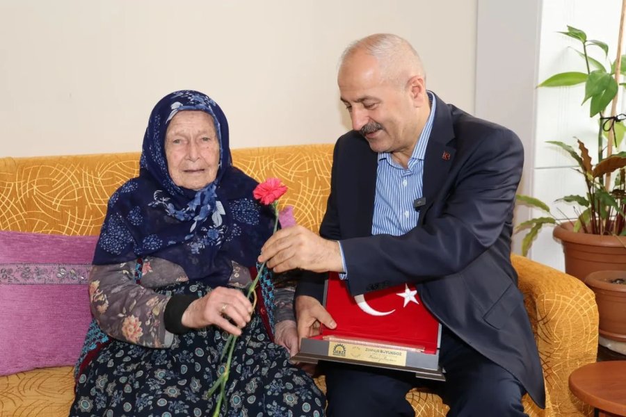  Başkan Büyükgöz’den Şehit Annesine Anlamlı Ziyaret 