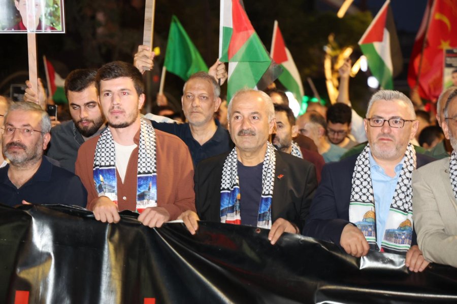 GEBZEDEN GAZZEYE DESTEK YÜRÜYÜŞÜ