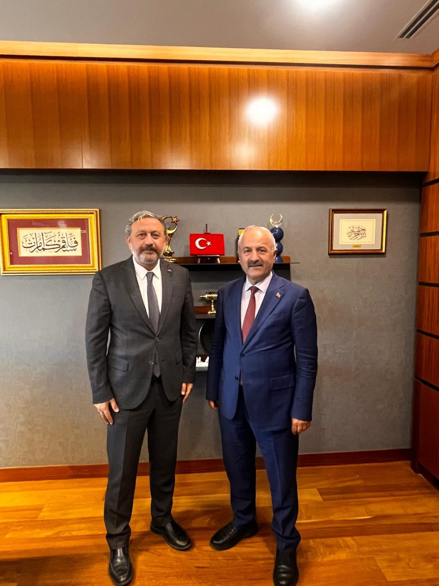 Başkan Büyükgöz’den İçişleri Bakanı Çiftçi’ye Ziyaret