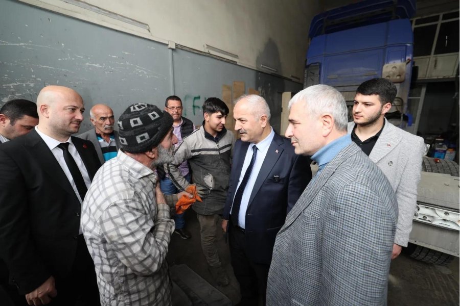 Cumhur İttifakı Başkan Adayı Büyükgöz Kocabeton Sanayi’de 