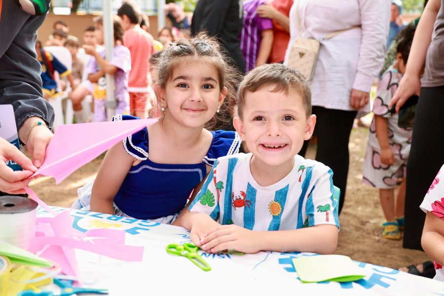 Gebze Belediyesi’nin Etkinliğinde Minikler Doyasıya Eğlendi