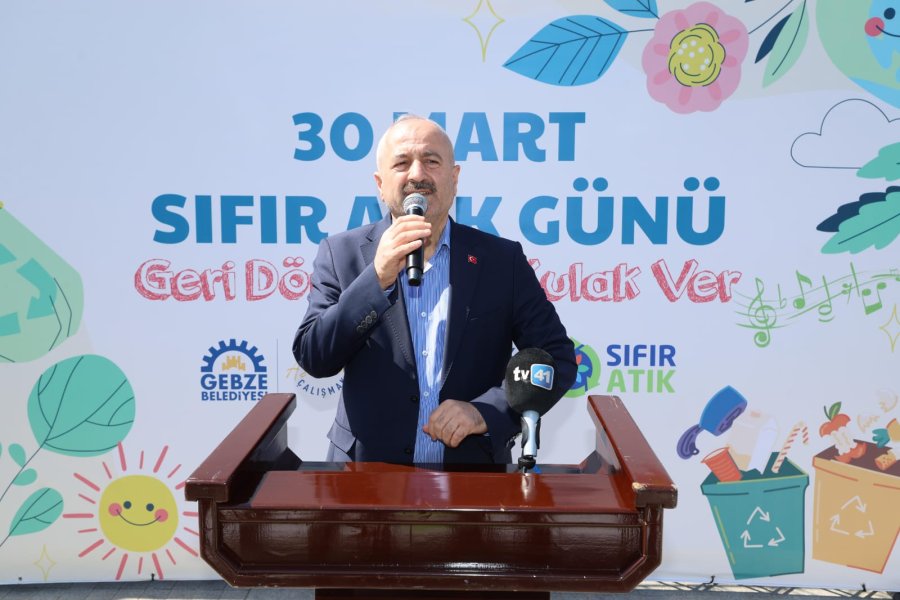 Gebze’de öğrencilerden “Sıfır Atık” Projesine destek yürüyüşü