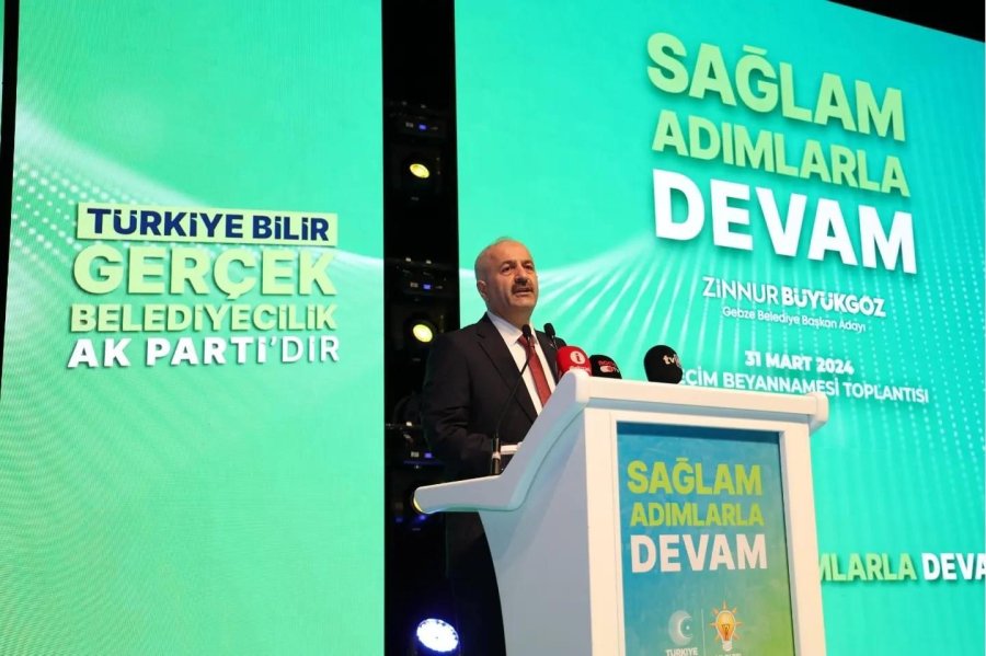 Görkemli ve Coşkulu Seçim Beyannamesi Sunumu