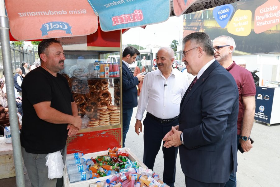 Mevlana Kapalı Pazar Yeri’nde Esnaf ve Vatandaşla Gönül Buluşması