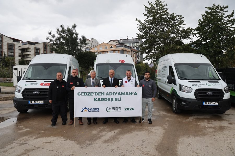 Gebze’den Adıyaman’a Kardeş Eli