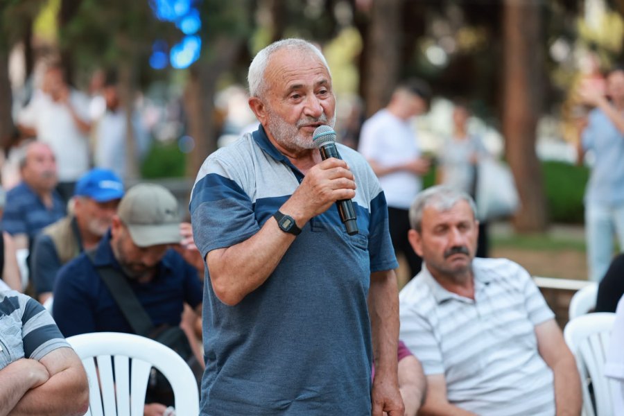 Vatandaş Soruyor, Başkan Cevaplıyor Bu Kez Çamlık Parkı'ndaydı