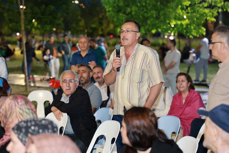 “Vatandaş Soruyor, Başkan Cevaplıyor” Programı Gebze Millet Bahçesi’nde Gerçekleştirildi