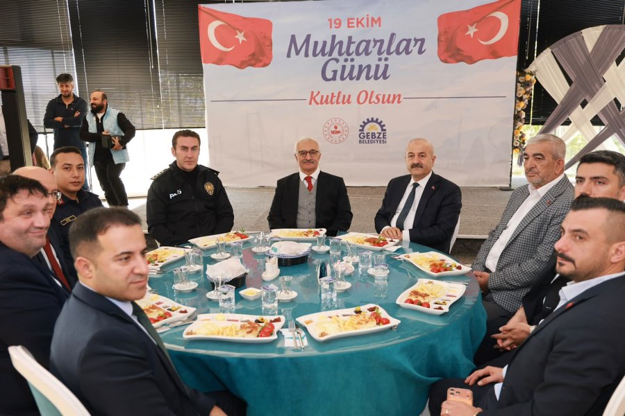 Gebze’de Muhtarlar Günü Buluşması