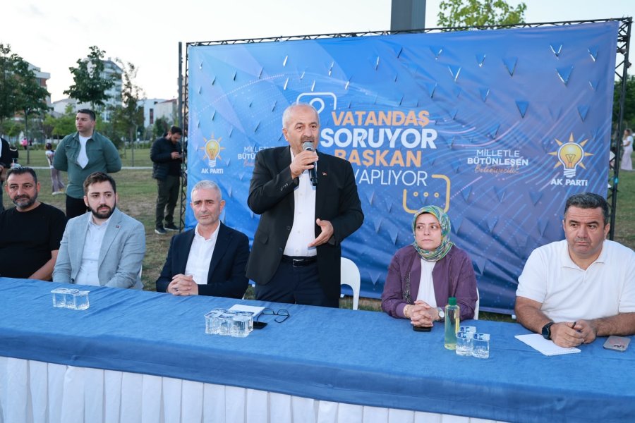 “Vatandaş Soruyor, Başkan Cevaplıyor” Programı Gebze Millet Bahçesi’nde Gerçekleştirildi