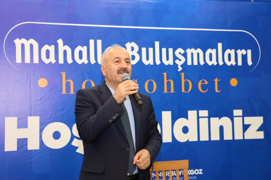 Başkan Büyükgöz, Sultanorhan Mahallesi Sakinleriyle 