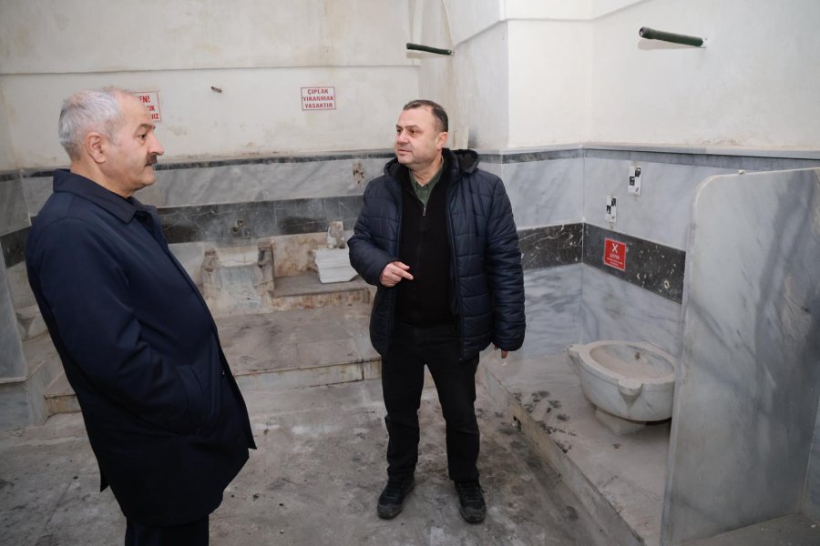 Gebze Belediyesi Tarihi Çarşı Hamamında Restorasyon Çalışmalarını Başlattı