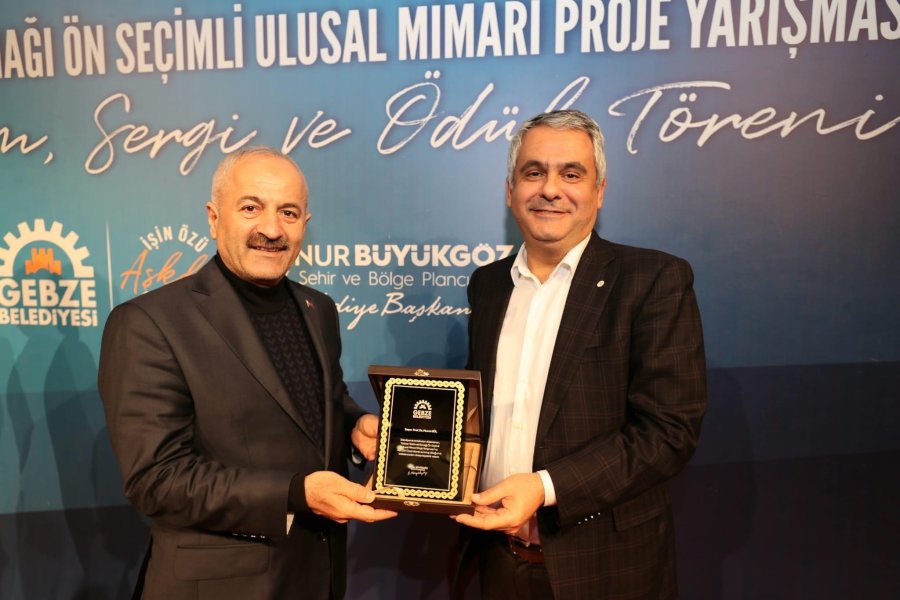 Gebze Hükümet Konağı Proje Yarışmasında Ödüller Sahiplerine Takdim Edildi