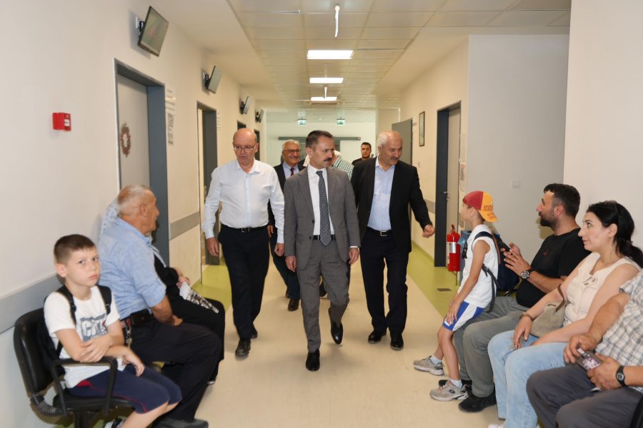 Başkan Büyükgöz Vali Aktaş’a projelerini yerinde tanıttı