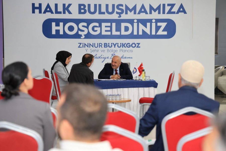 Başkan Büyükgöz hemşerilerini Halk Buluşmalarında Ağırlıyor