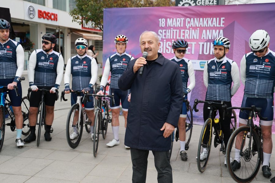 GEBZE BELEDİYESİ’NİN DÜZENLEDİĞİ 450 KMLİK VEFA YOLCULUĞU