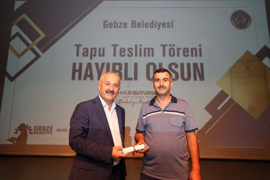 Balçık ve Denizli’de Hak Sahiplerine Tapular