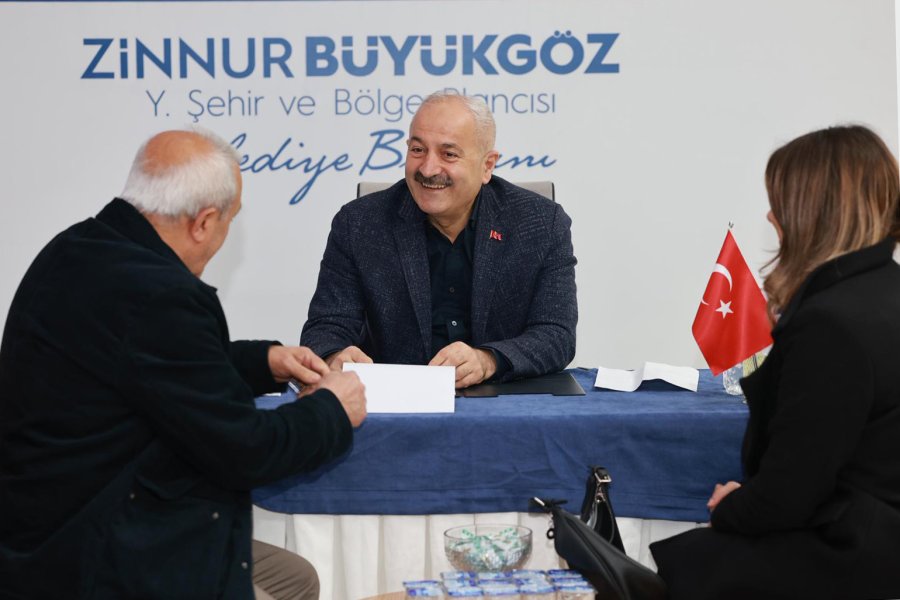 Başkan Büyükgöz Halk Buluşmasında Vatandaşlarla Bir Araya Geldi