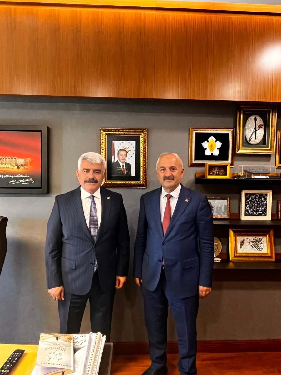 Başkan Büyükgöz’den İçişleri Bakanı Çiftçi’ye Ziyaret