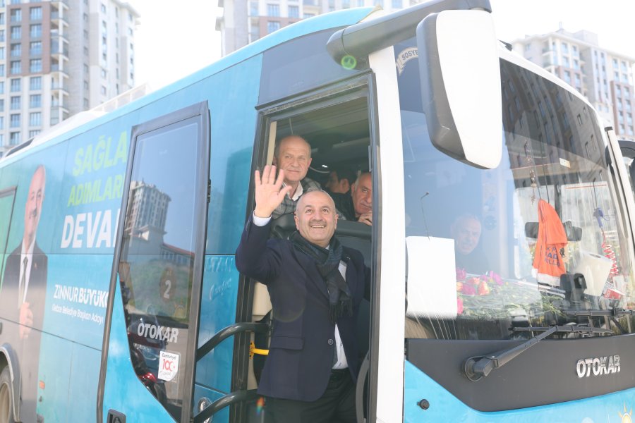 Başkan Adayı Büyükgöz Altı Mahalleyi Turladı